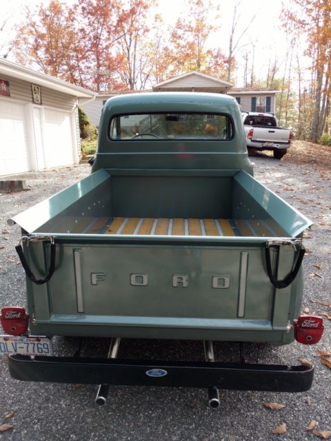 1954 Green Ford F-100 Standard Cab Pickup