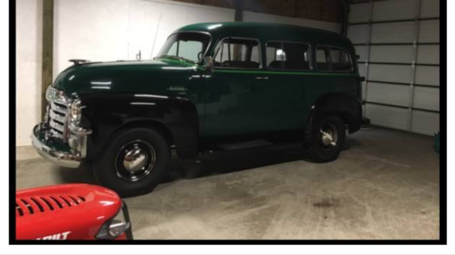 1954 Green GMC Suburban