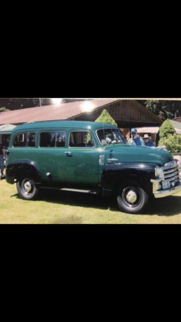1954 Green GMC Suburban