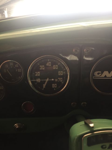 1954 Green GMC Pickup Stepside