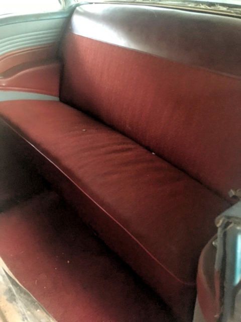 1954 blue and white Oldsmobile Ninety-Eight Coupe