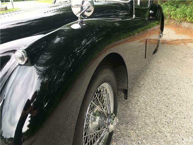 1954 Black Jaguar XK --