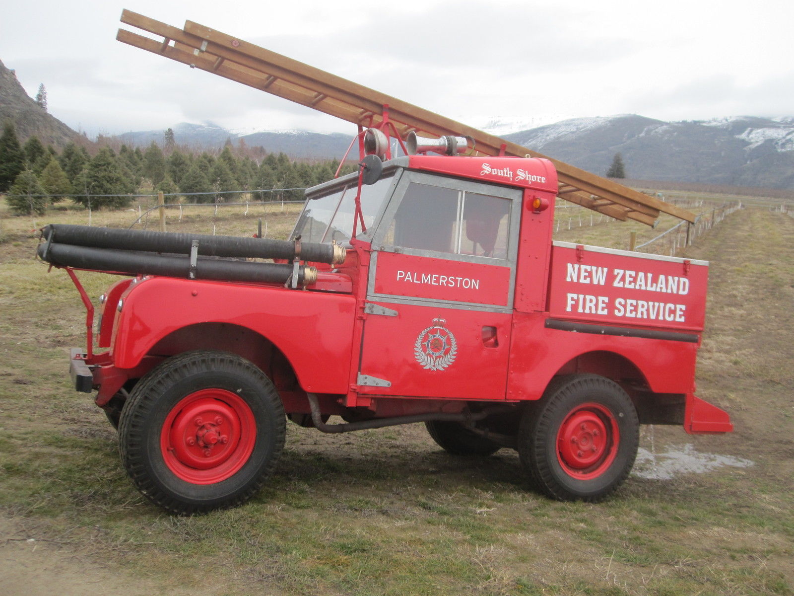1954 Red Land Rover Other Firetruck