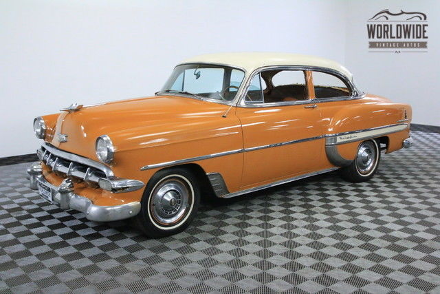 1954 Orange Chevrolet Bel Air/150/210