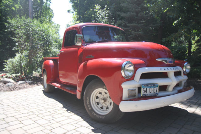 1954 Red Chevrolet Other Pickups Standard Cab Pickup, short box