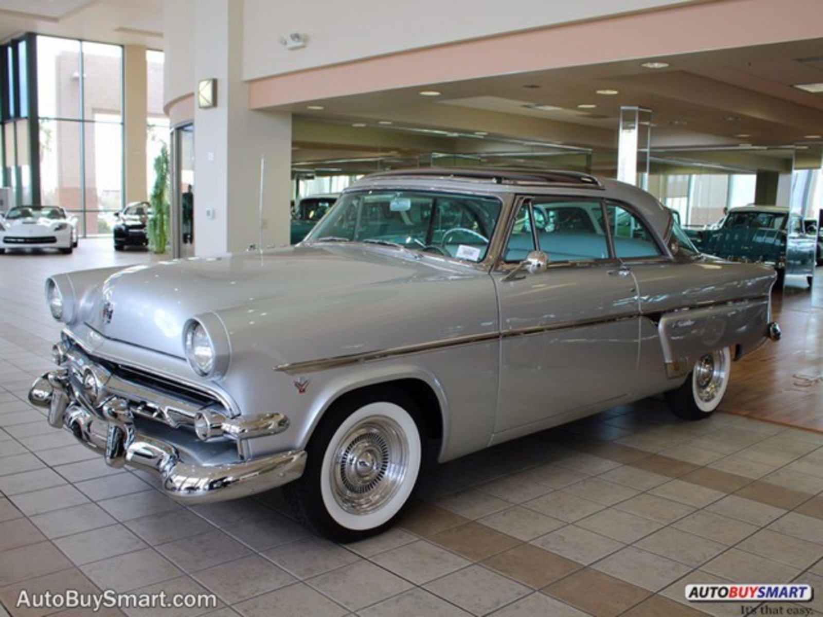 1954 Silver Ford Crestline