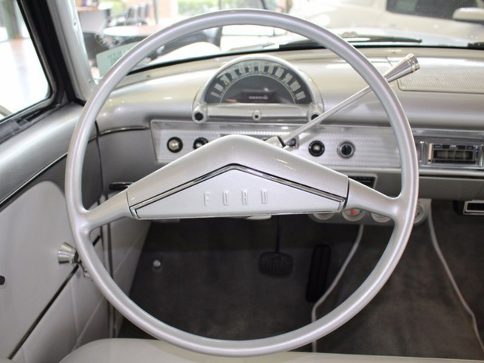 1954 Silver Ford Crestline