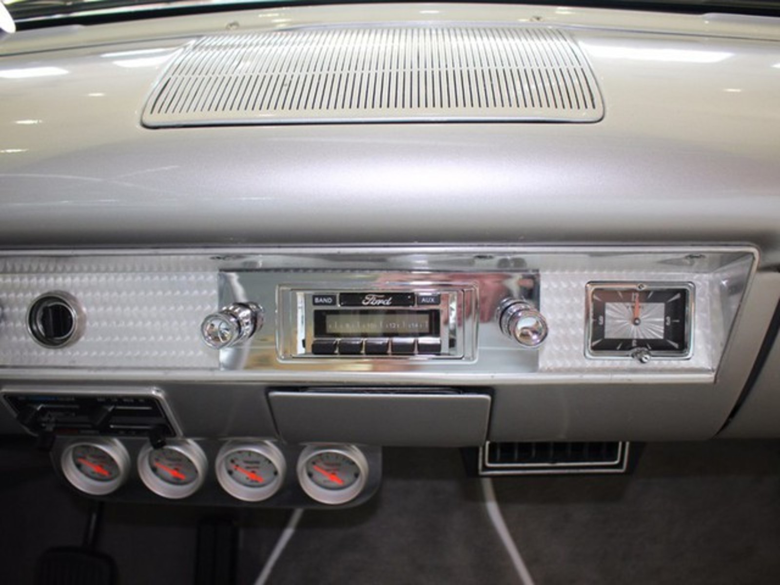 1954 Silver Ford Crestline