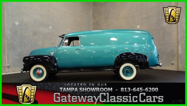1954 Teal GMC Panel Truck