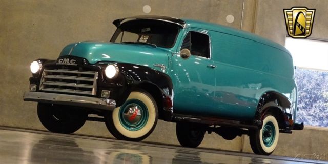 1954 Teal GMC Panel Truck