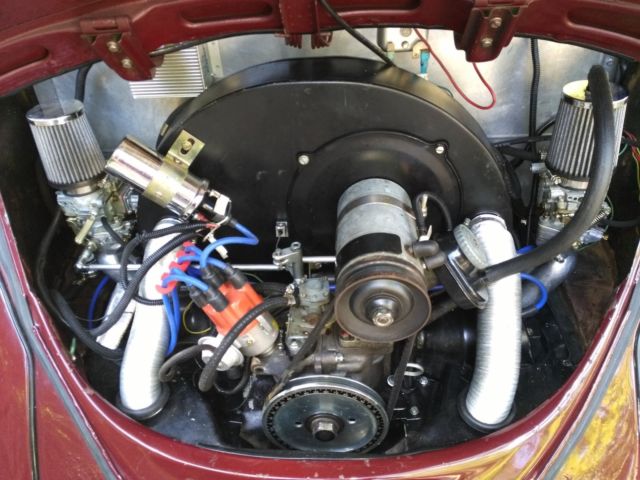 1954 Red Volkswagen Beetle - Classic Coupe