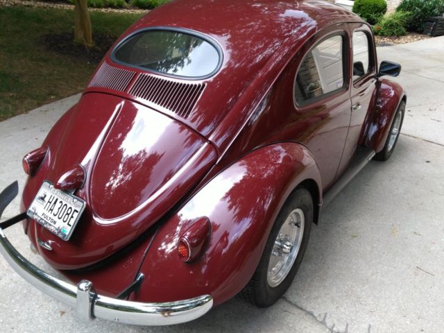1954 Red Volkswagen Beetle - Classic Coupe