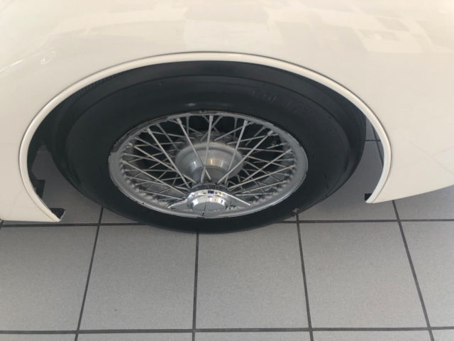 1954 White Jaguar XK Coupe