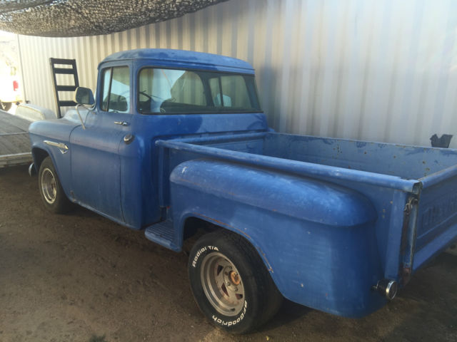 1955 turquoise Chevrolet Bel Air/150/210