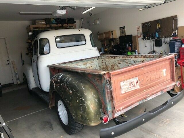 1955 white Chevrolet Other Pickups PU