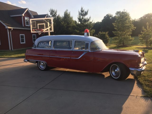 1955 red Pontiac Other