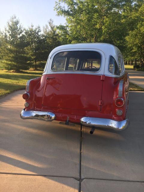 1955 red Pontiac Other