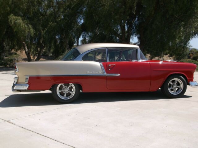 1955 Red Chevrolet Bel Air/150/210 Coupe