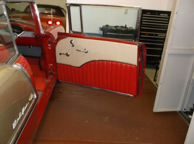 1955 Red Chevrolet Bel Air/150/210 Coupe