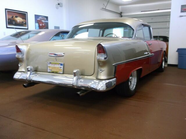 1955 Red Chevrolet Bel Air/150/210 Coupe