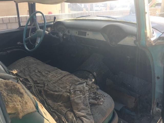 1955 Blue & White Chevrolet Bel Air/150/210 2-door Hardtop