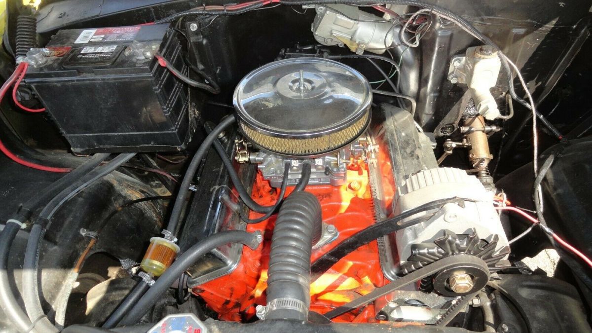 1955 Yellow Chevrolet Bel Air/150/210 Coupe