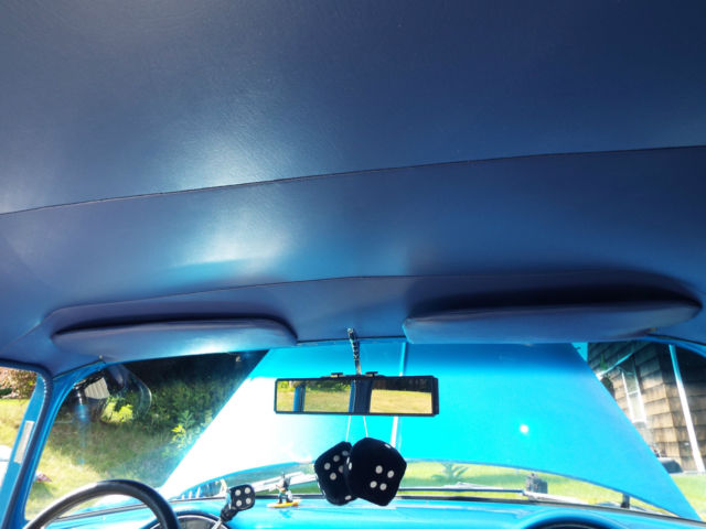 1955 Blue Chevrolet Bel Air/150/210