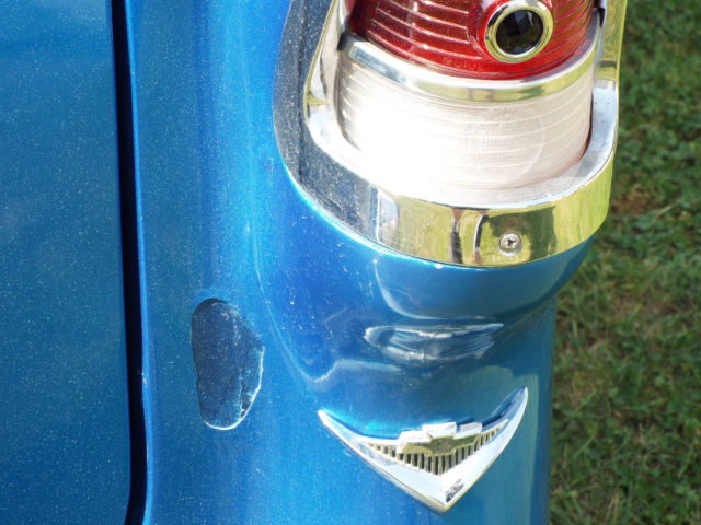 1955 Blue Chevrolet Bel Air/150/210