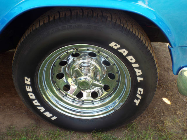 1955 Blue Chevrolet Bel Air/150/210