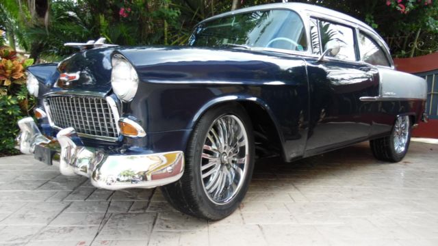 1955 Blue Chevrolet Bel Air/150/210 --