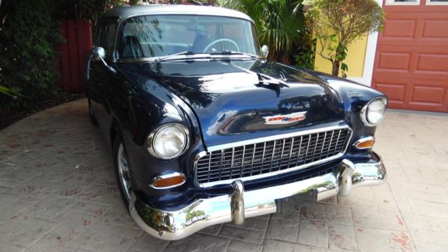 1955 Blue Chevrolet Bel Air/150/210 --
