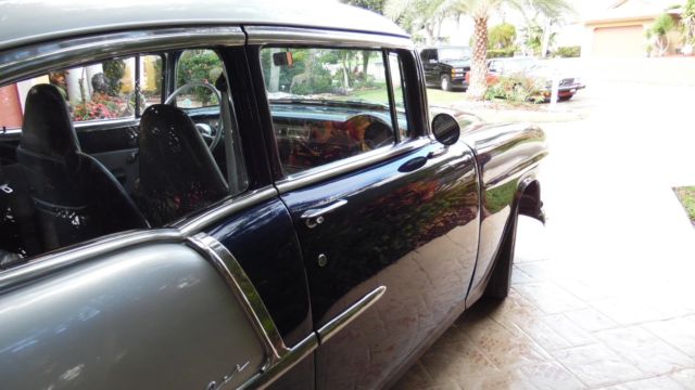 1955 Blue Chevrolet Bel Air/150/210 --