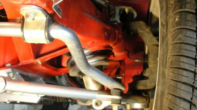 1955 Red Chevrolet Bel Air/150/210 Coupe