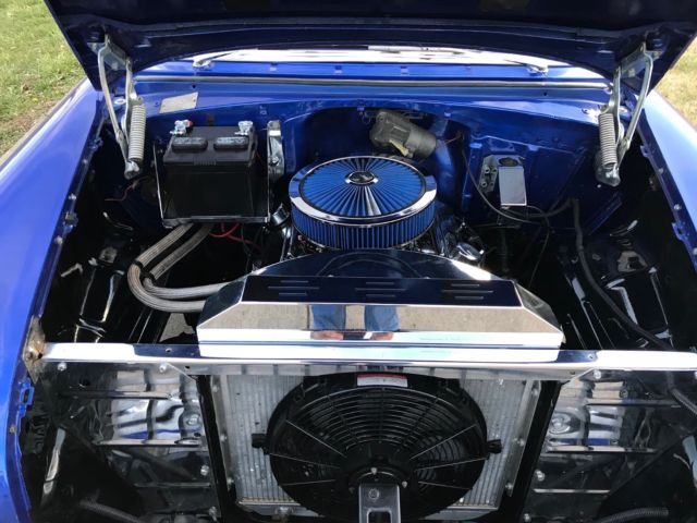 1955 Blue Chevrolet Bel Air/150/210 Coupe