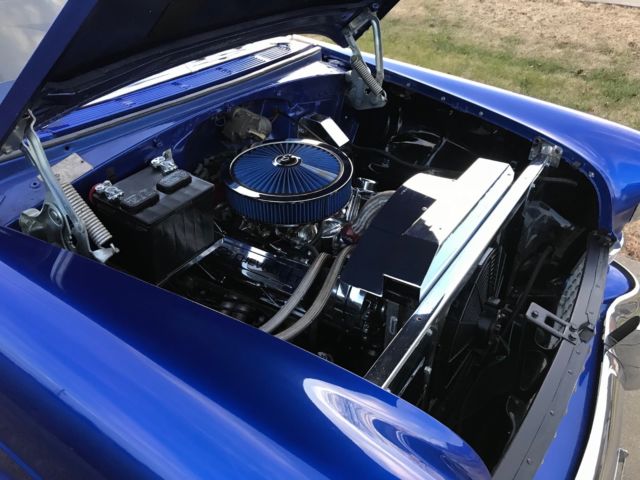 1955 Blue Chevrolet Bel Air/150/210 Coupe