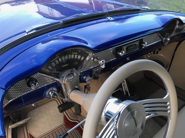 1955 Blue Chevrolet Bel Air/150/210 Coupe
