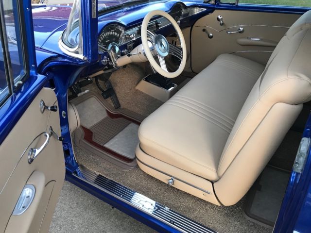 1955 Blue Chevrolet Bel Air/150/210 Coupe