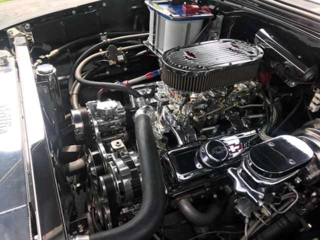 1955 Black Chevrolet Bel air