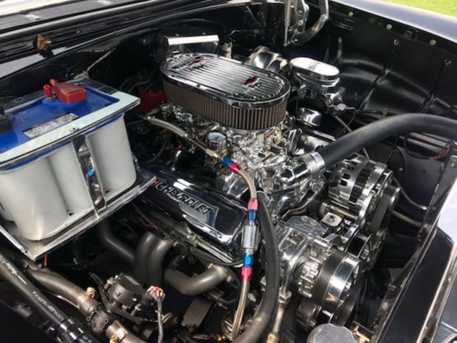 1955 Black Chevrolet Bel air