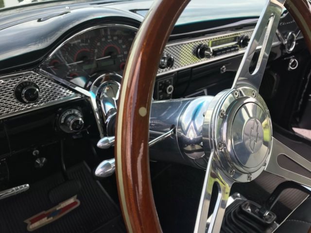 1955 Black Chevrolet Bel air