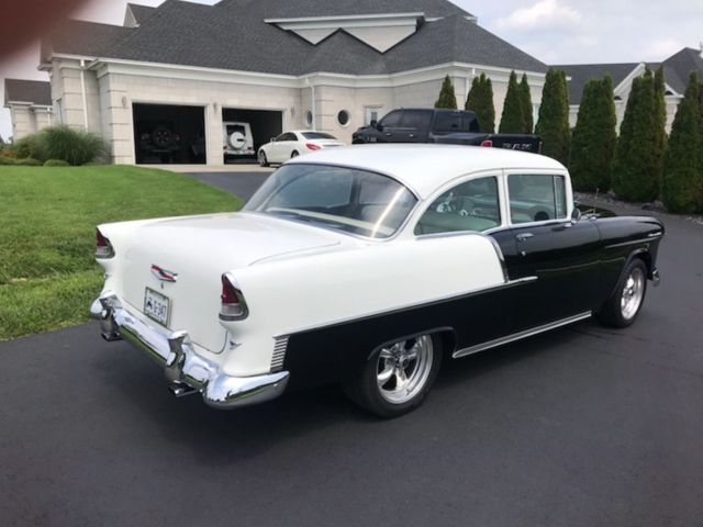 1955 Black Chevrolet Bel air