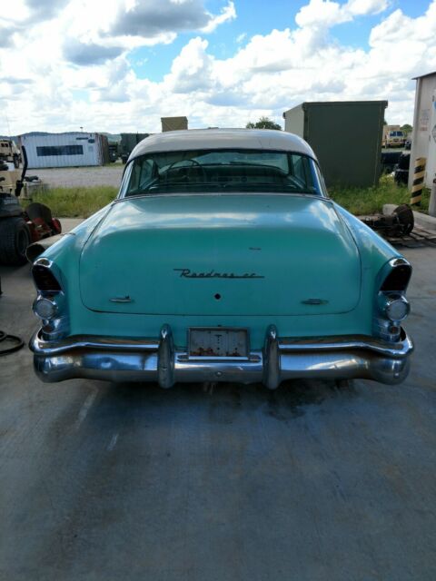 1955 Green/white Buick Roadmaster Coupe