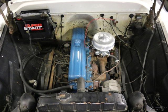 1955 White Chevrolet 3100