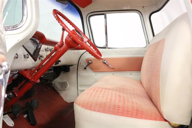 1955 White Chevrolet 3100