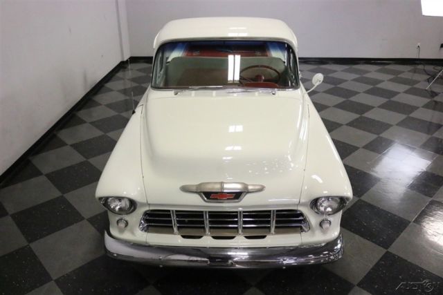 1955 White Chevrolet 3100