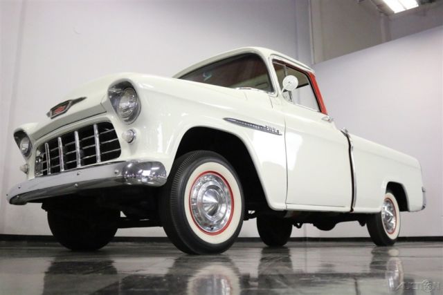 1955 White Chevrolet 3100