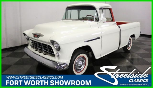 1955 White Chevrolet 3100