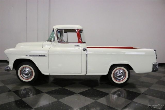 1955 White Chevrolet 3100
