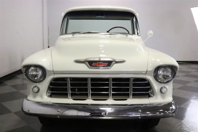 1955 White Chevrolet 3100