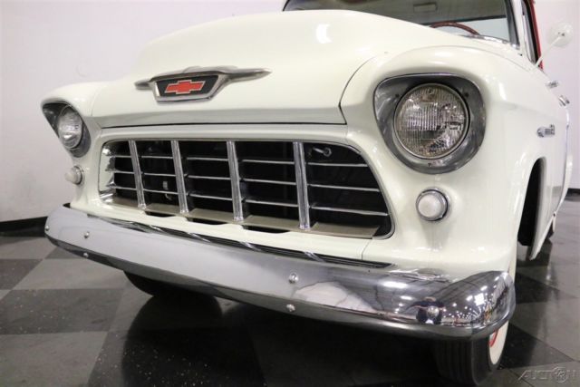 1955 White Chevrolet 3100